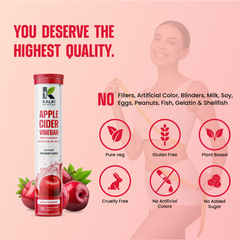 Apple Cider Vinegar Effervescent Tablet