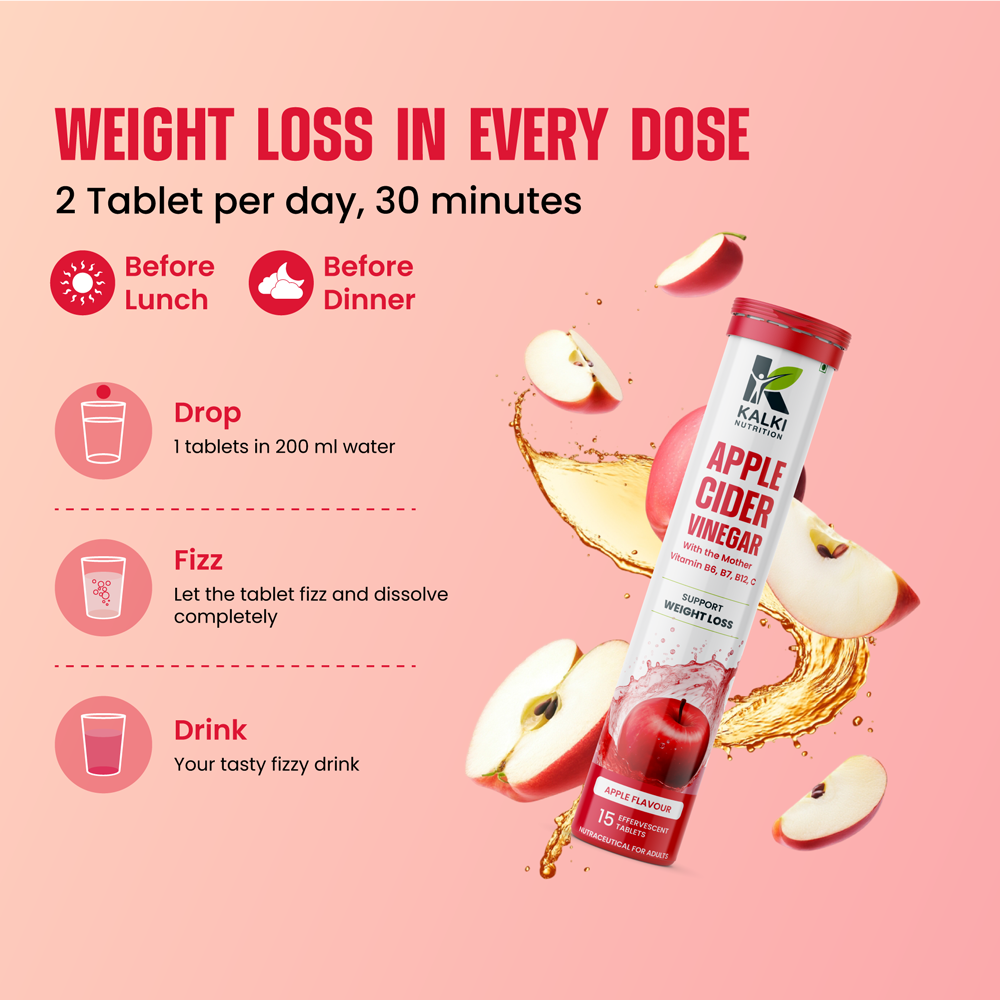 Apple Cider Vinegar Effervescent Tablet