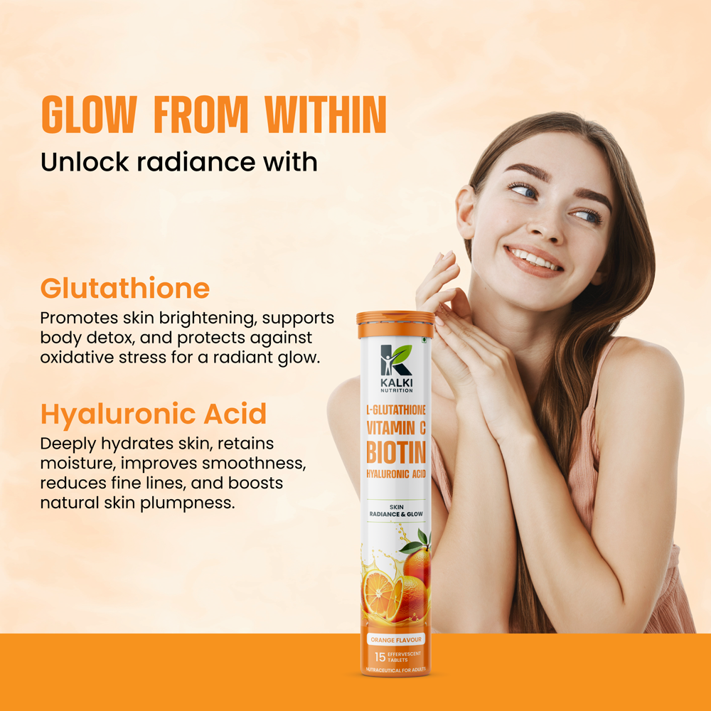 Glutathione 500mg & Vitamin C Effervescent Tablet
